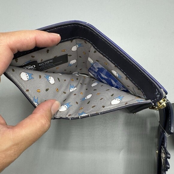 Studio Ghibli My Neighbor Totoro Umbrella Mini Flap Wallet NEW Her Universe - Picture 4 of 6